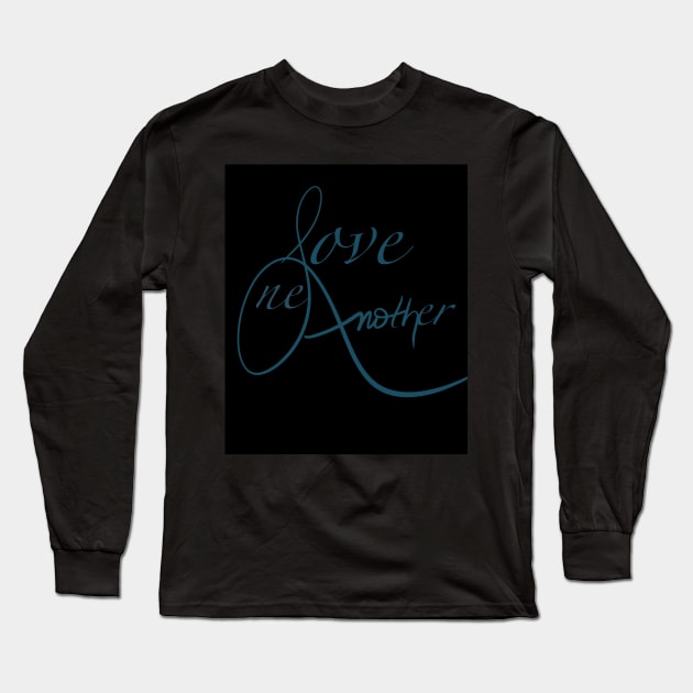 Love one another Long Sleeve T-Shirt by Wolfgon Designs